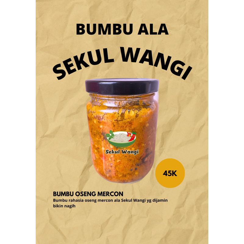

Bumbu Oseng Mercon ala sekul Wangi