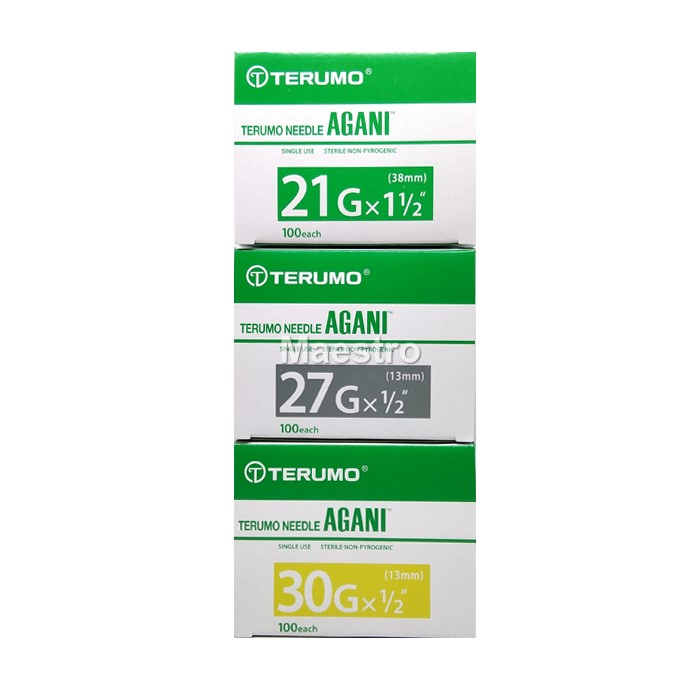 Needle Terumo Agani 18G 19G 21G 22G 23G 24G 25G 26G 27G 30G
