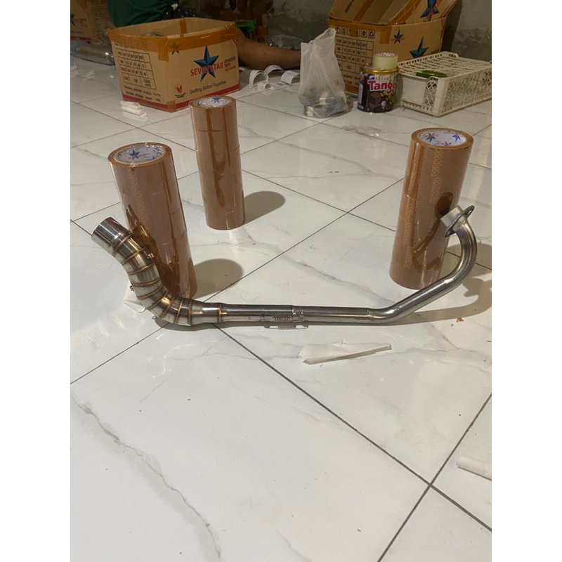 Pipa leher knalpot jupiter mx new mx old cobra naik model Malaysia stell