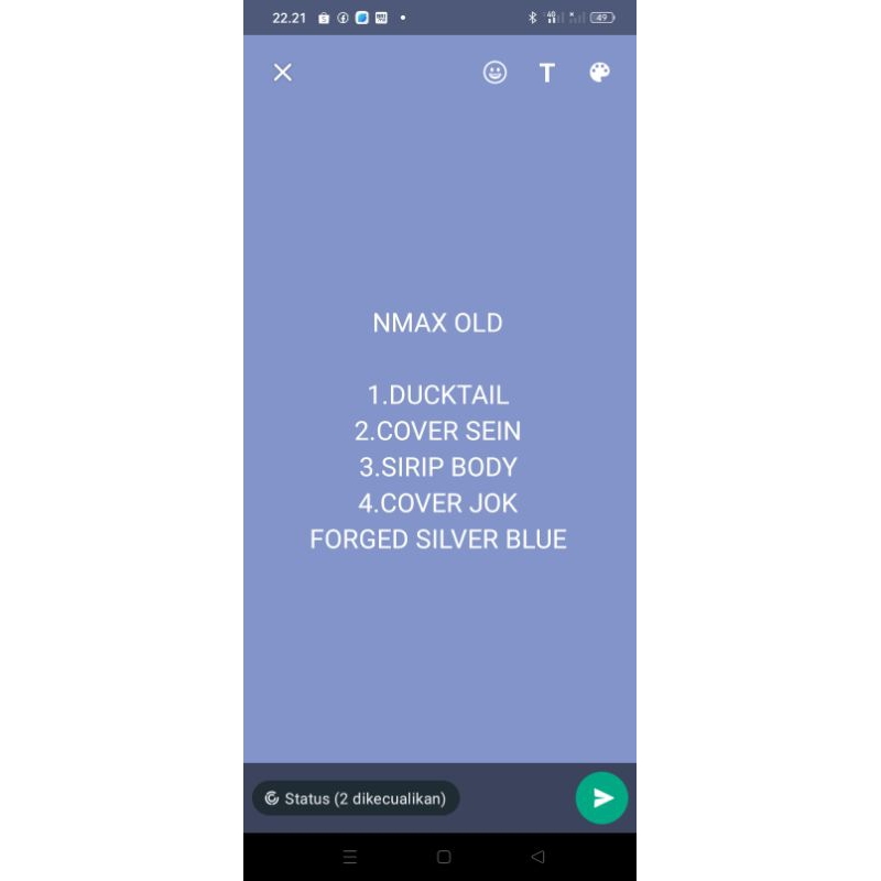 PAKET NMAX OLD