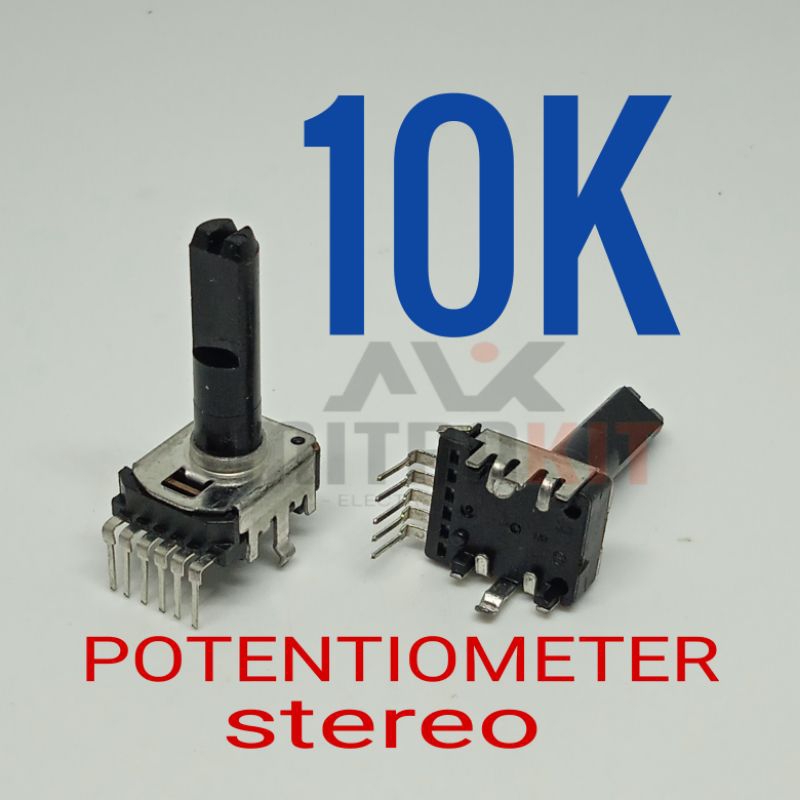 Potentiometer Stereo 10K  B103K  potensio mixer 10K stereo