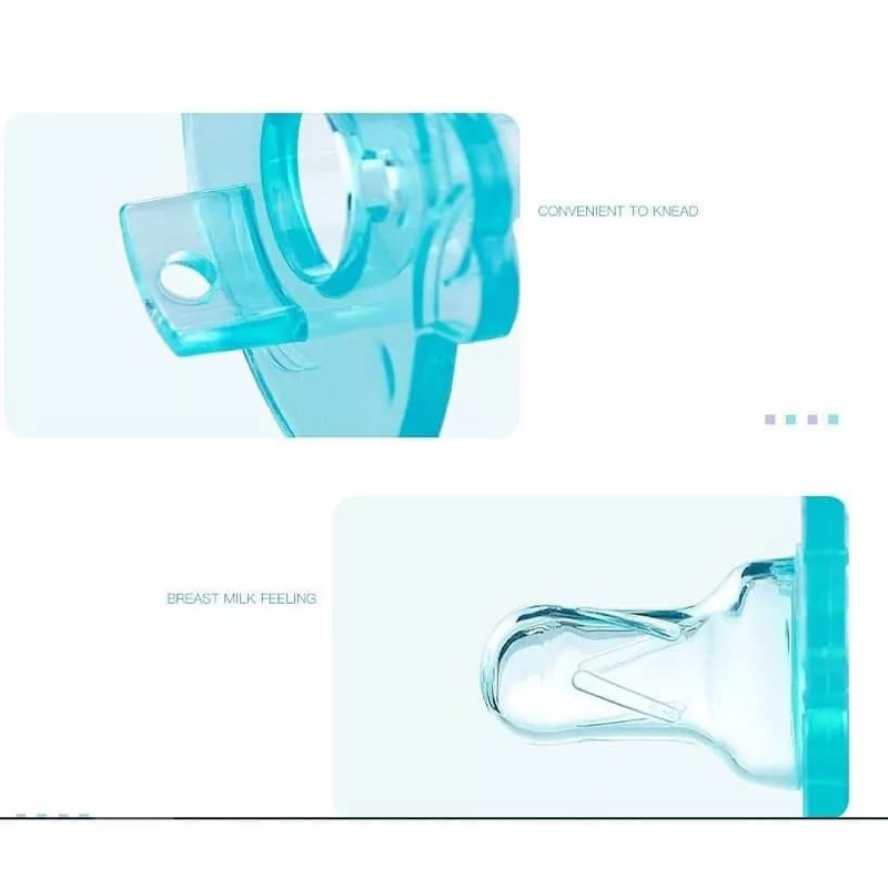 Empeng Bayi Clear Transparant / Dot Bayi Transparant / Dot Bayi Bulat / Baby Pacifier