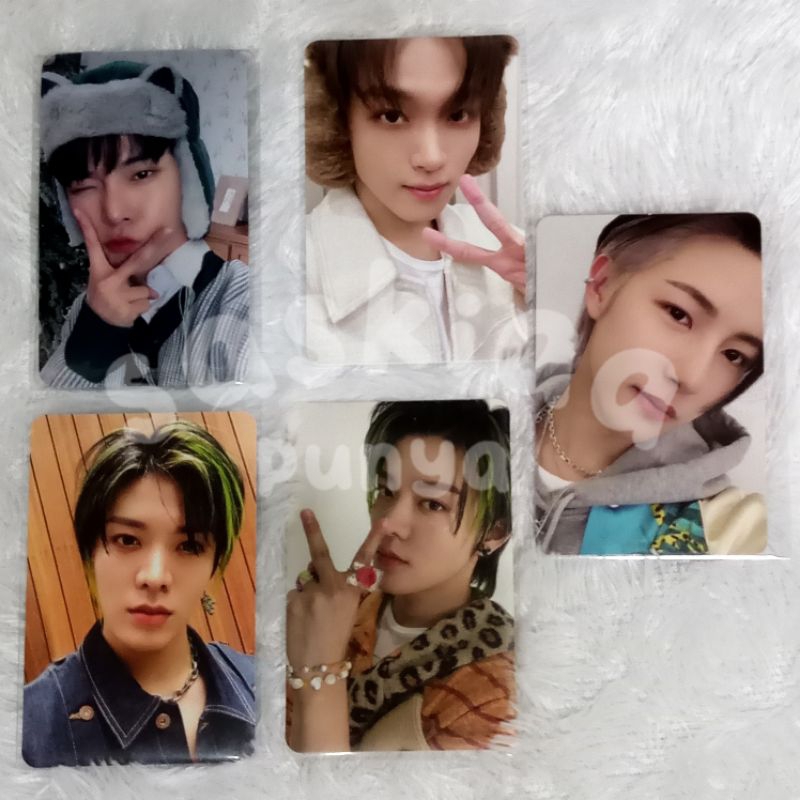 [photocard pc official ofc] yuta doyoung renjun haechan pink christmas trading card tc departure ver