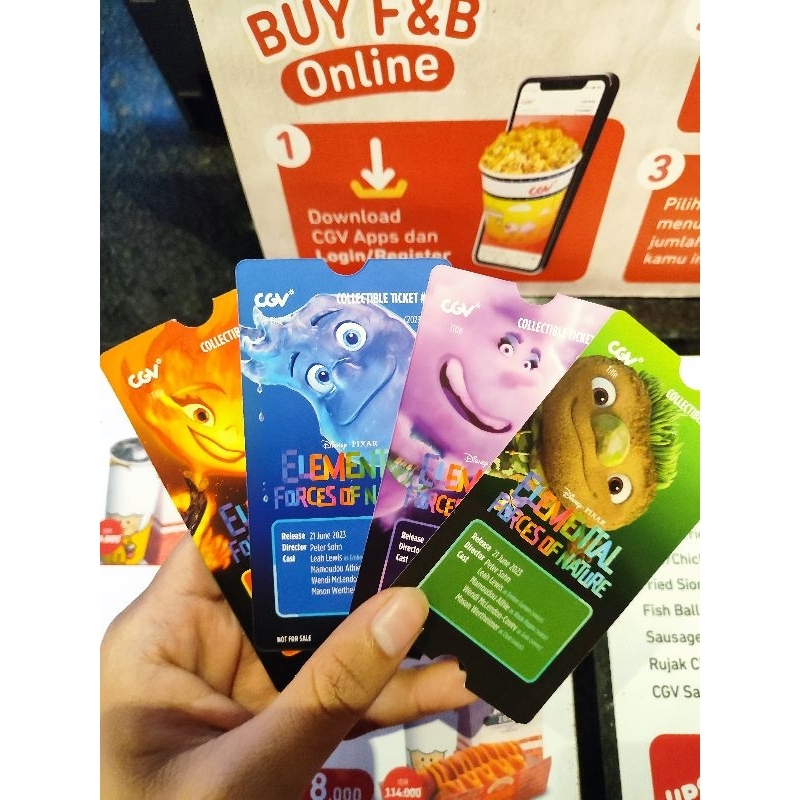 Collectible ticket #22 CGV Elemental