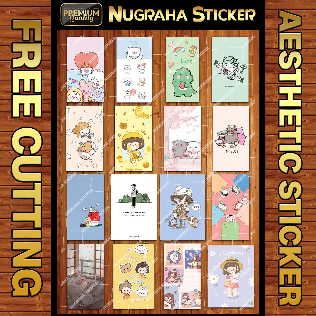 

(144 PCS) Sticker Girls Aesthetic