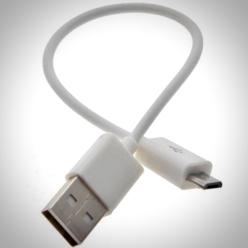 Kabel Charger Powerbank/ Kabel Data Micro Usb Pendek 20cm For Powerbank