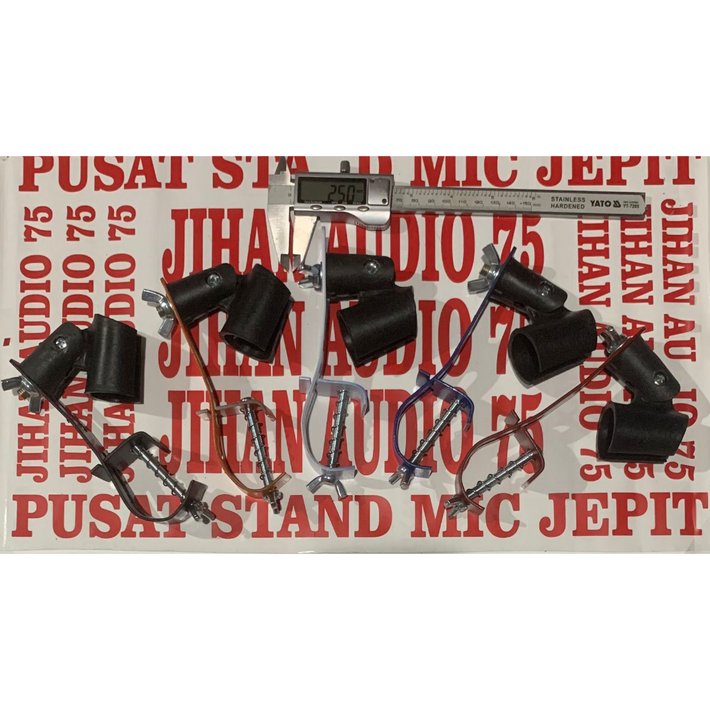 stand mic kendang,dram,ketipong,jaipong bahan plat besi 2,50 mili