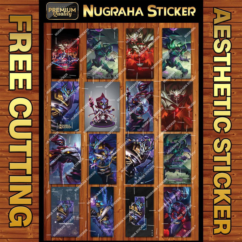 

(160 PCS) Sticker Zhaks MLBB (Sticker Mobile Legends)