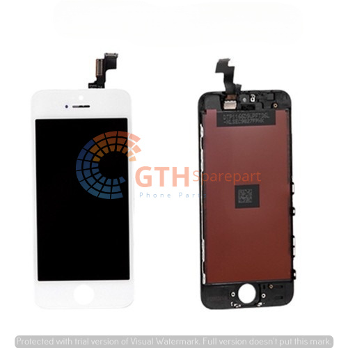 LCD iPhone 5S / 5SE + TOUCHSCREEN + FRAME  !! - Putih