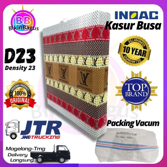Ga Kempes Kasur INOAC Garansi 10Th Density 23 Matras Busa 160x200x10cm
