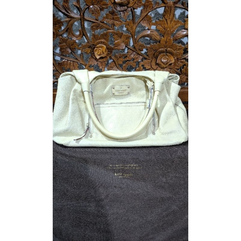 Kate Spade Tote Bag Cream Original Preloved