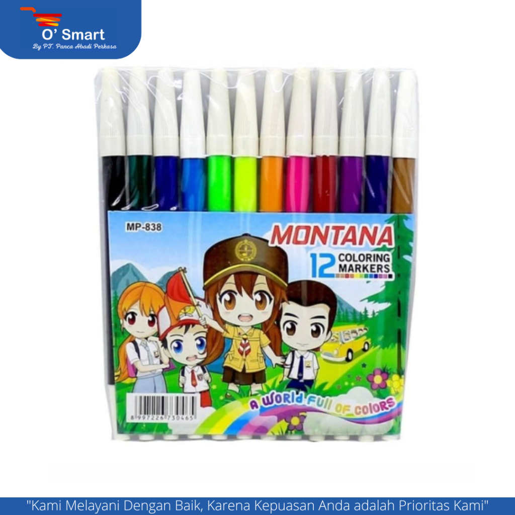 

SPIDOL MONTANA 12 WARNA MP-838