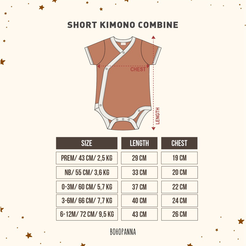 DINOANDBUNNY - SHORT KIMONO COMBINE DINO - Bohopanna - Bodysuit Jumper Bayi Newborn - Baju Bayi