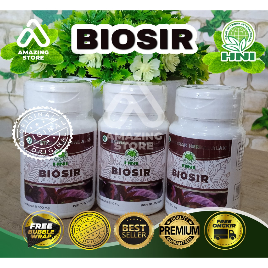 BIOSIR HNI Usir wasir dan gejalanya / obat ambeien / obat wasir / herbal ambeien / herbal wasir / HN