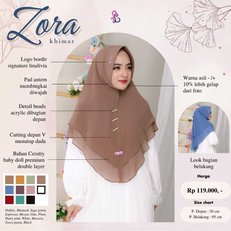 Khimar Zora by Linalivia hijab