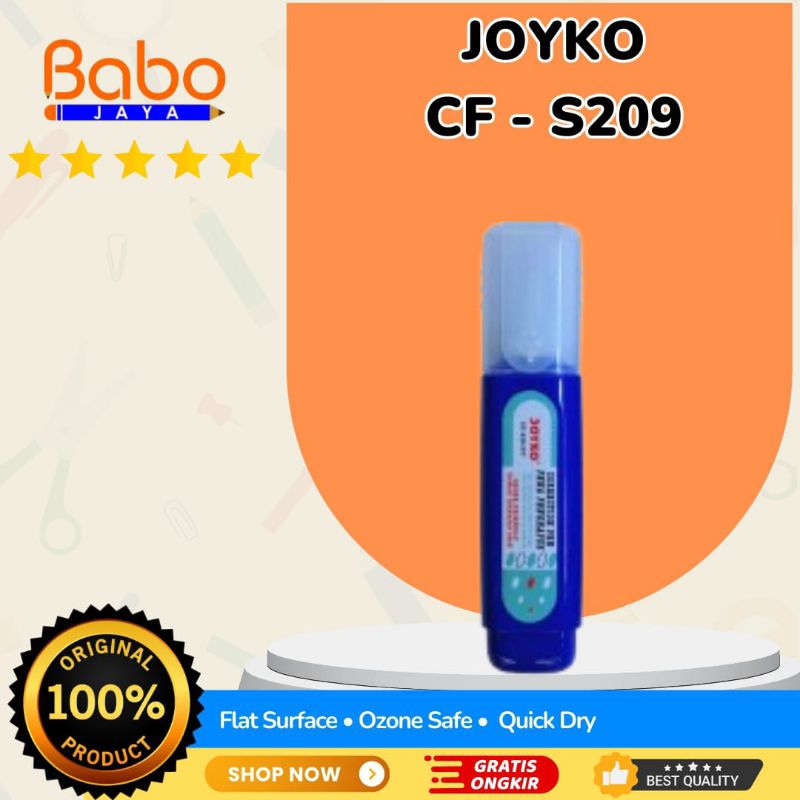 

BABO JAYA Correction Fluid Joyko CF-S209 , Tip X Cair Tip X Kertas Mudah Digunakan Aman Digunakan Anak Anak