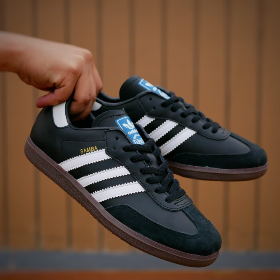 SALE TERMURAH!!! ADIDAS SAMBA OG WHITE GREEN GUM SEPATU SNEAKER PRIA CASUAL ORIGINAL BRAND NEW WITH BOX