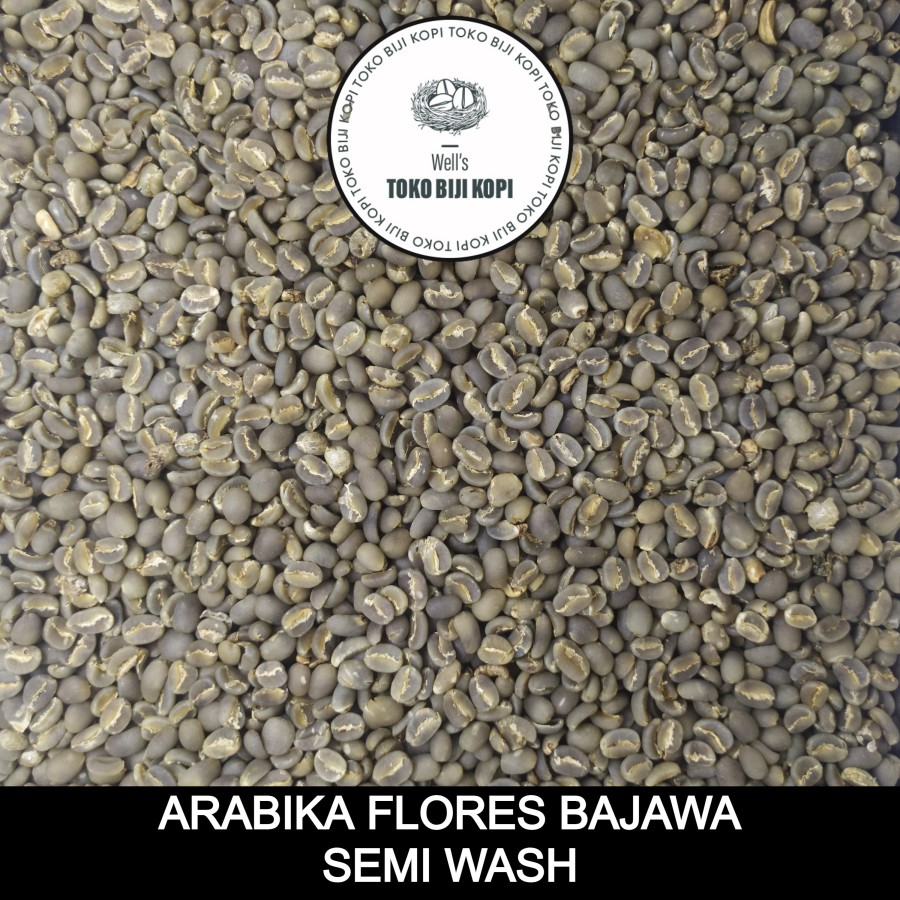 

GREEN BEAN ARABIKA FLORES BAJAWA SEMI WASH / KOPI MENTAH - 1 KG