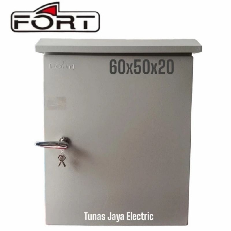 Box Panel Metal Model Topi OUTDOOR 60x50x20 IP55 FORT (PREMIUM)