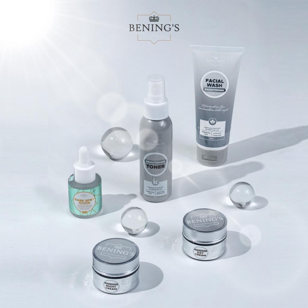 BENINGS SKINCARE BY DR.OKY PRATAMA PAKET BRIGHTENING (BENINGS CLINIC) PAKET PENCERAH DAN GLOWING