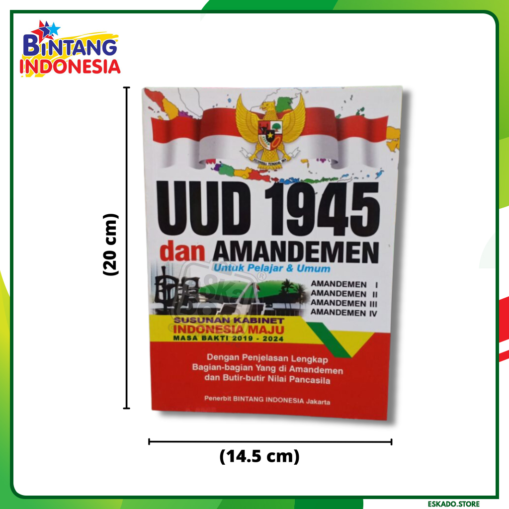 Buku Undang-Undang Dasar 1945 dan Amandemen / Buku UUD 1945