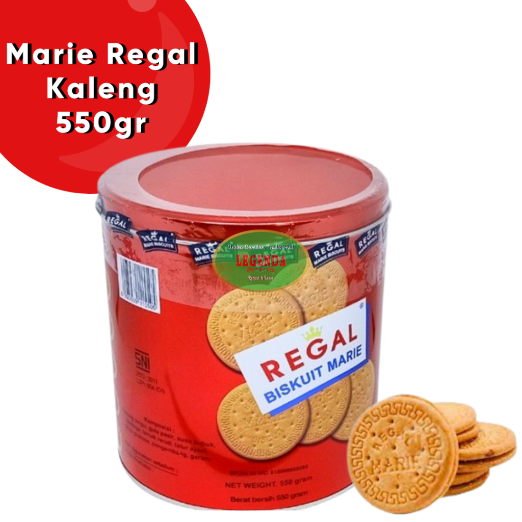 

Marie Regal Kaleng 550gr tin jadul kuno