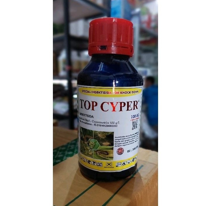 TOP CYPER 500ML PEMBASMI ULAT DAN LALAT BUAH