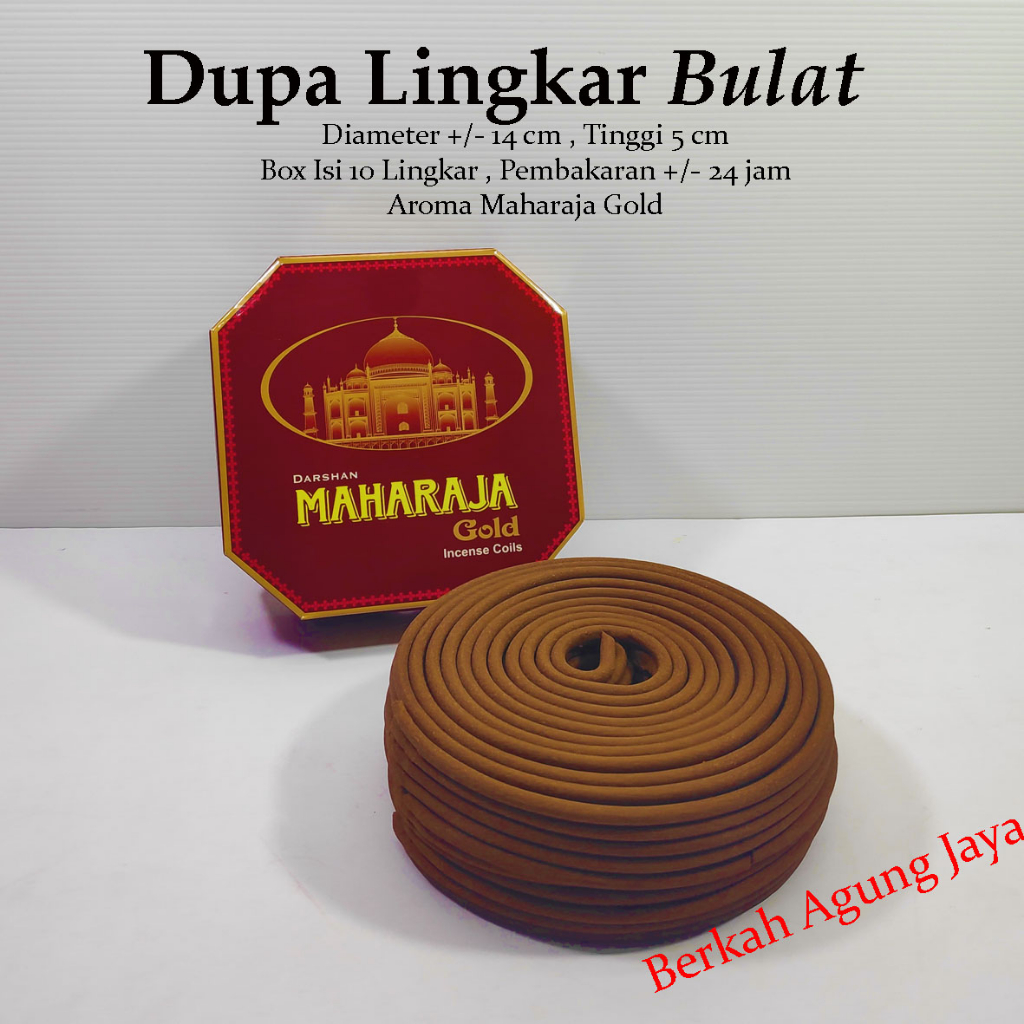 Dupa Lingkar Bulat Maharaja Gold