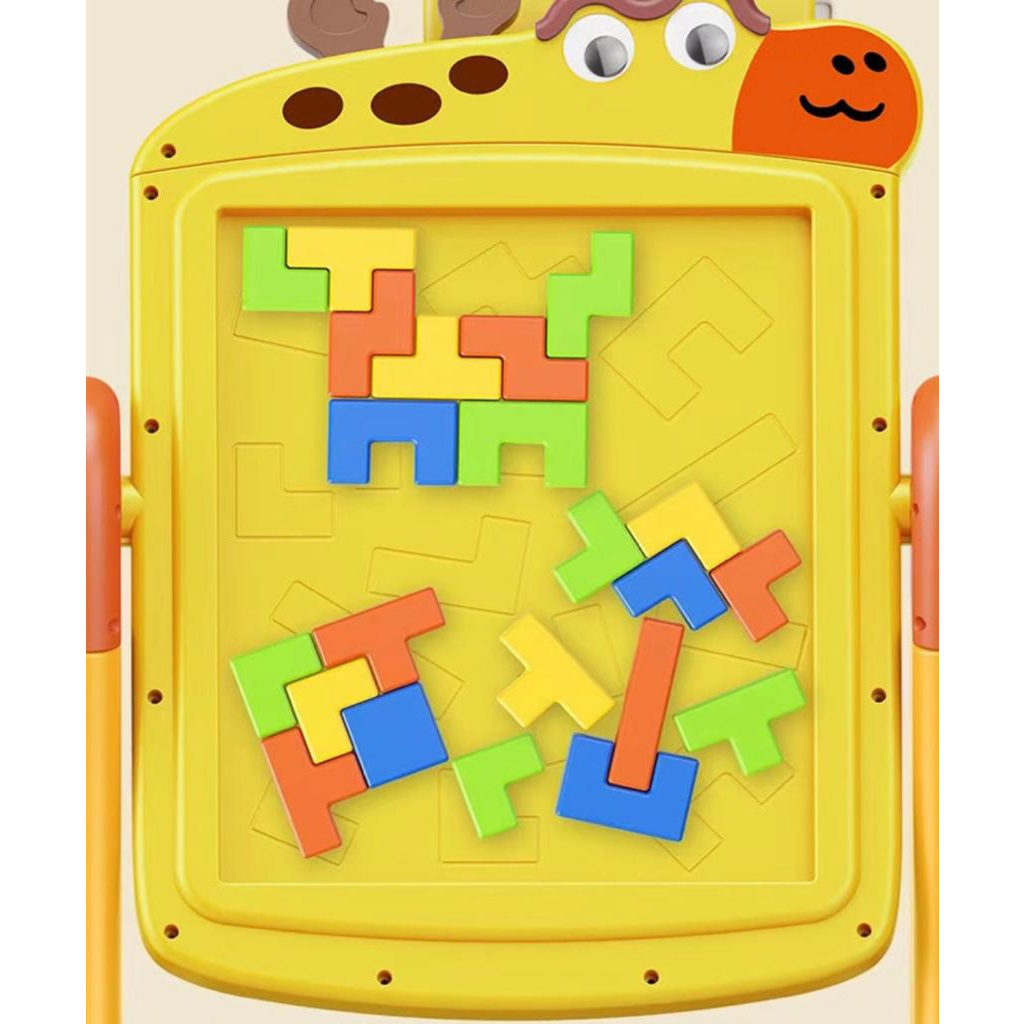 [MS] Mainan Anak Papan Tulis Gambar Warna / Mainan Tertis / Papan Serbaguna 2 Sisi / Tetris Games / Papan Edukasi / Papan Tulis Mainan