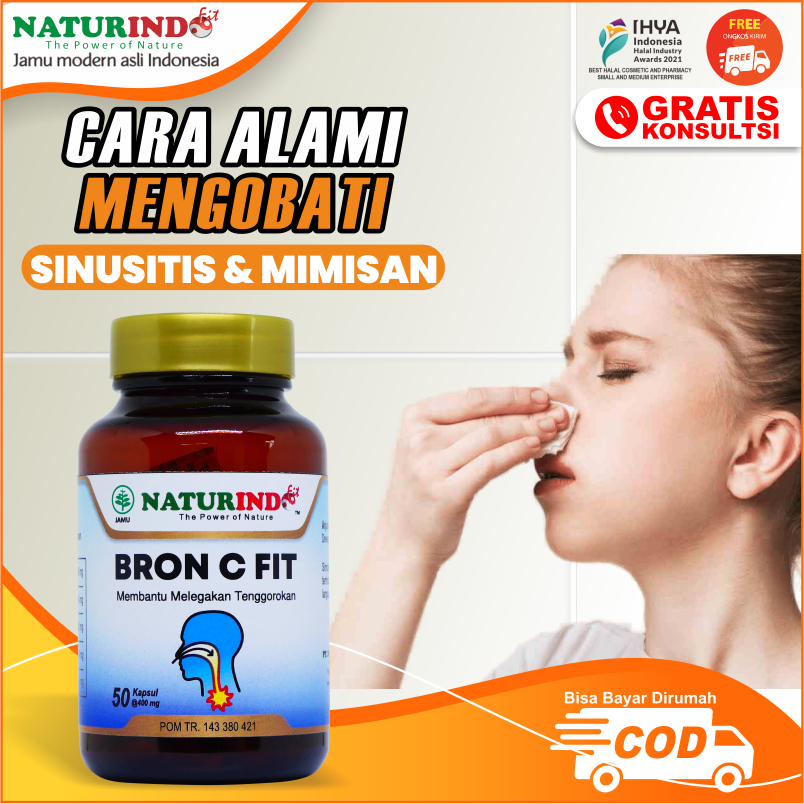 OBAT SINUSITIS POLIP HIDUNG HERBAL BATUK KERING DAN BERDAHAK SINUS SINUSITIS CUCI HIDUNG HERBAL BRON