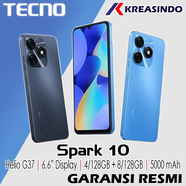 TECNO SPARK 10 NFC 4/128 Ram 4GB 8GB Internal 128GB Original Garansi Resmi