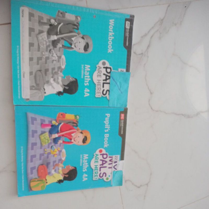 

bekas! Murah! 2 buku math my pals