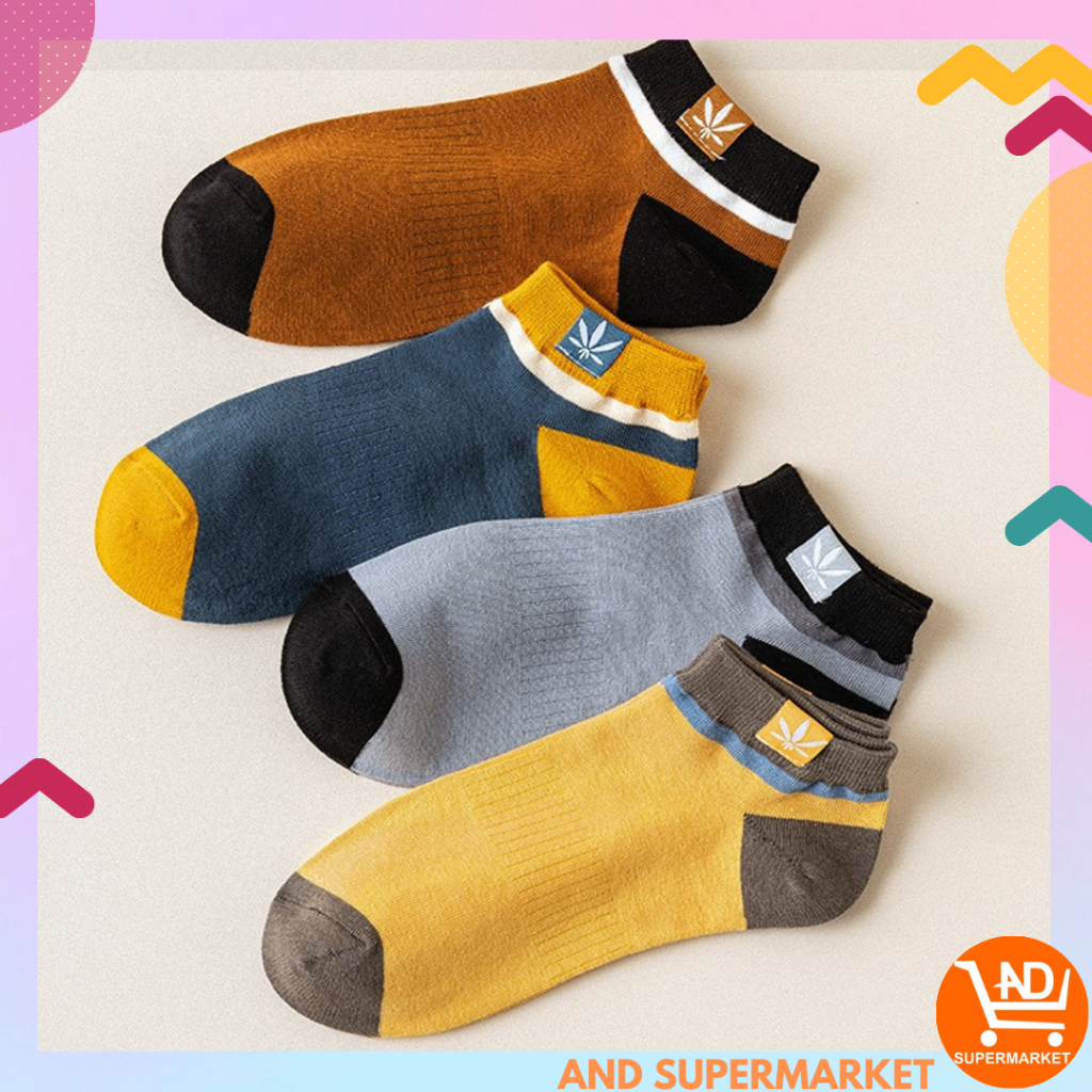 AND / COD / Koas Kaki Unisex Semata Kaki Import Koas Kaki Pendek Wanita Pria Fashion Short Socks Murah KK29