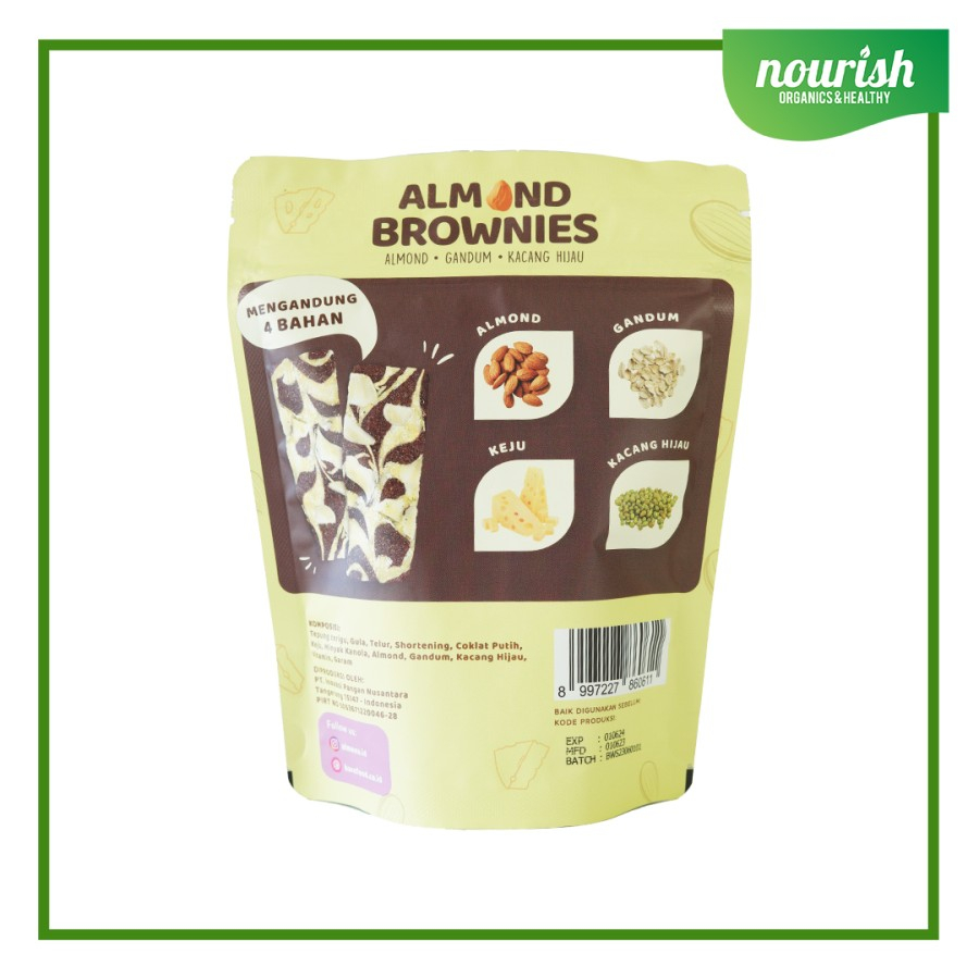 Almona Almond Brownies Rasa Choco Cheese 50g