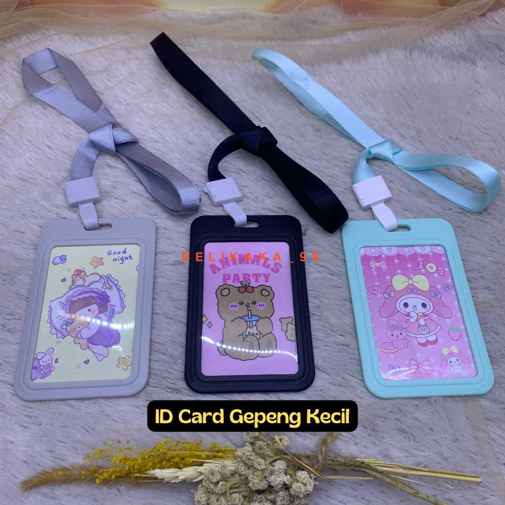 NAME TAG ID CARD HOLDER POLOS WARNA / GANTUNGAN KARTU NAMA / GANTUNGAN TANDA PENGENAL WARNA POLOS / TALI ID CARD NAMA / ID CARD PANITIA / NAME TAG KECIL / NAME TAG BESAR / NAME TAG TEBAL POLOS WARNA