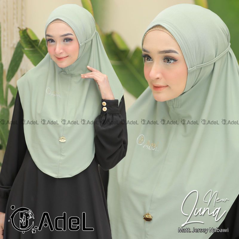 Bergo instan jersey Luna ori D'adel hijab