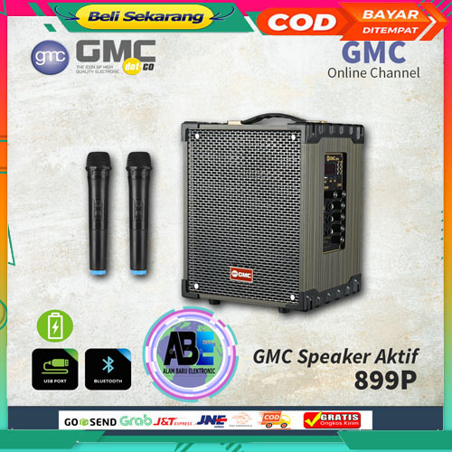 SPEAKER BLUETOOTH GMC 899P/Speaker Portable Bluetooth - FREE 2 BH MIC SUARA FULL BASS