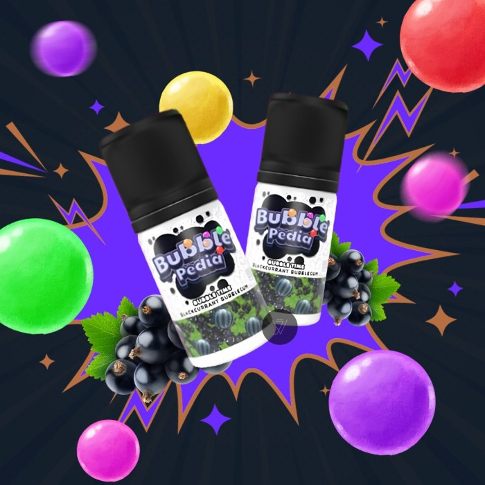 BUBBLEPEDIA 30ML BLACKCURRANT BUBBLEGUM 15MG