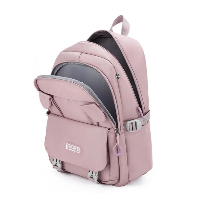 Ransel Backpack Sekolah Anak Perempuan Pertama Untuk SMP/SMA/SMK Tas Ransel Bajiawei Telinga kelinci buny