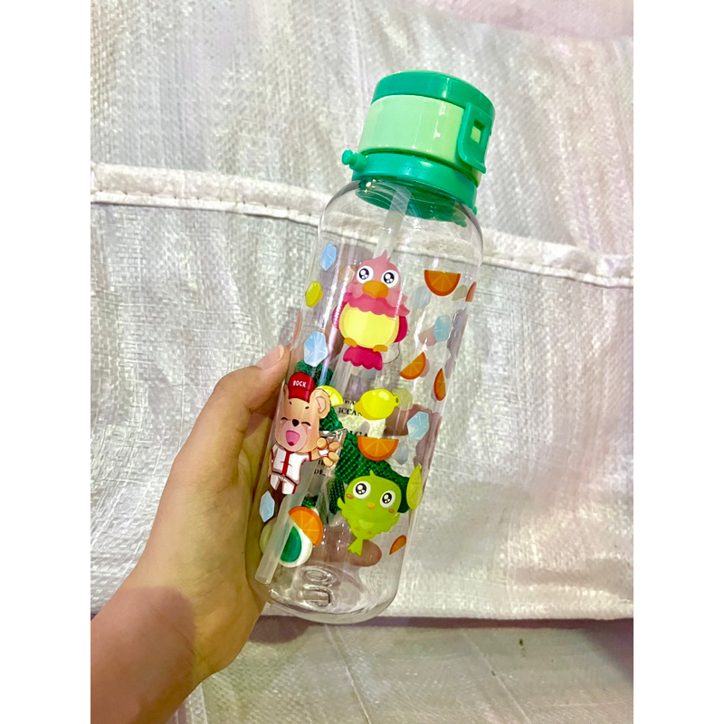 2175 BOTOL MINUM ANAK KARAKTER BERUANG ANIMAL - BOTOL MINUM ANAK DENGAN TALI 480ML - BOTOL KARAKTER ANIMAL LUCU ANTI TUMPAH