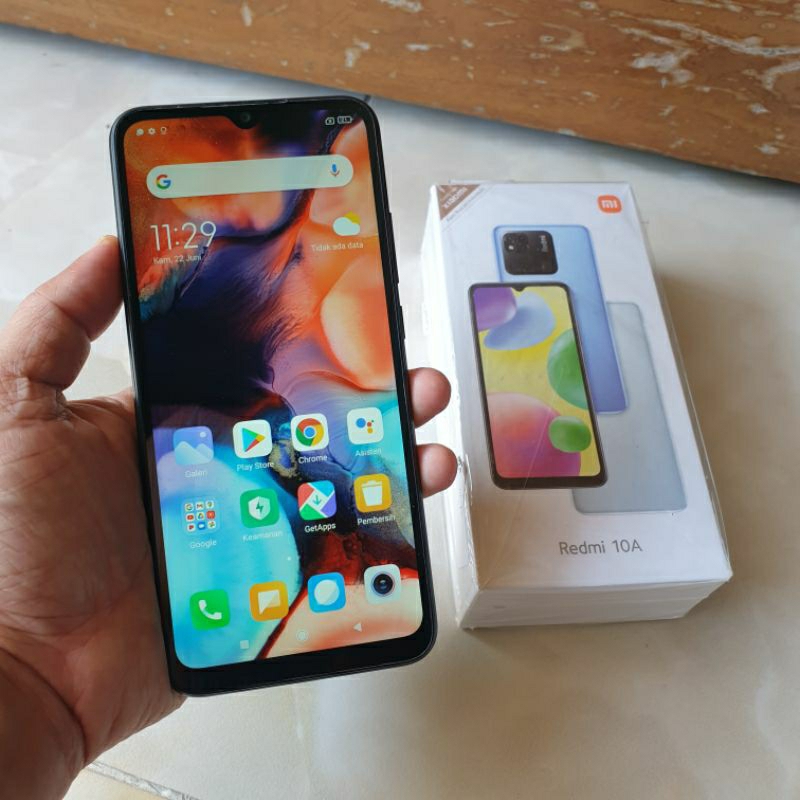 Redmi 10A 4/64 mulus dan lengkap