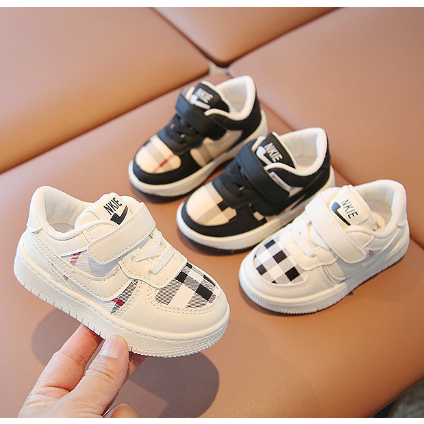 babyfit [size 16-26] NIKIE KOTAK sepatu sneakers anak sekolah cewek cowok import ty-0908r