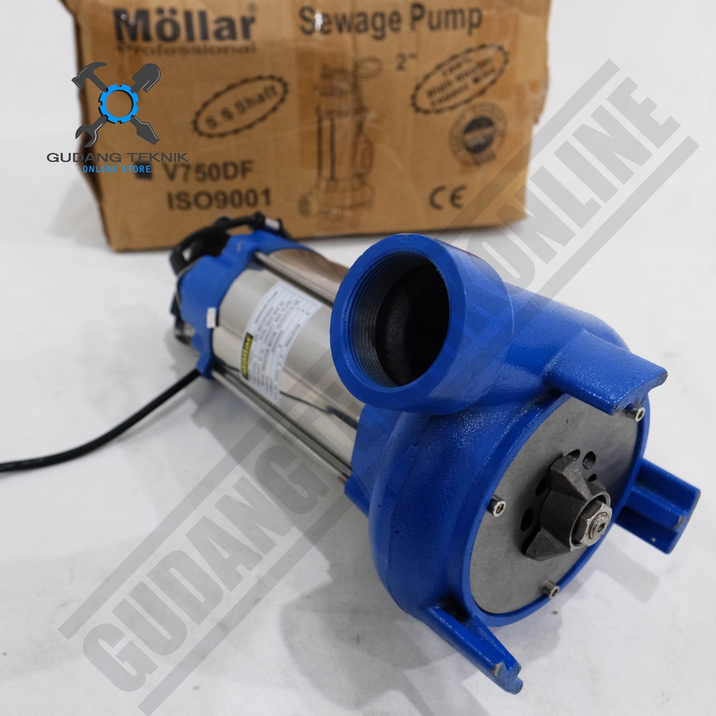 Pompa Celup Air Kotor 2&quot; MLR-V750DF MOLLAR / Sawage Pump Mesin Pompa Air Kotor Pompa Sirkulasi Air 2 Inch MLR V750DF MOLLAR