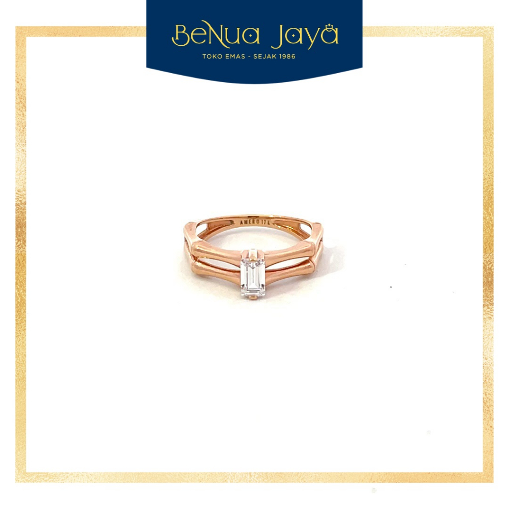 Cincin Cor Variasi Amero 750/17K ITL #00252572