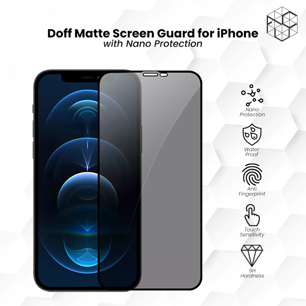 Doff Matte Ceramic Film Screen Guard for iPhone Pelindung Layar Anti Spy Private Clear for iPhone X 11 12 13 14 Series