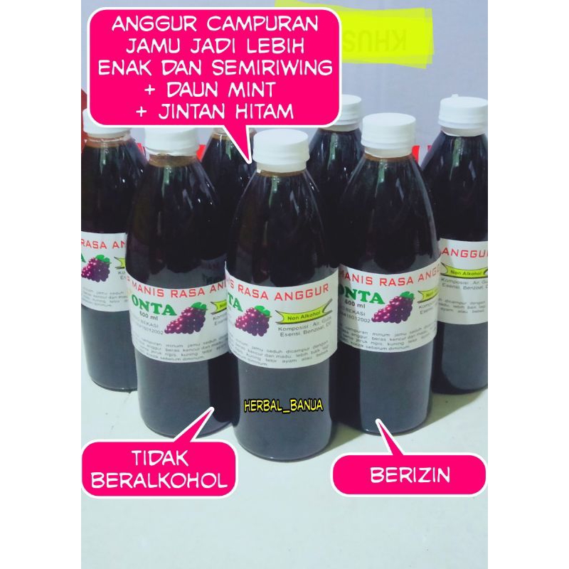 

Anggur Jamu 600 ml (Cap Onta)