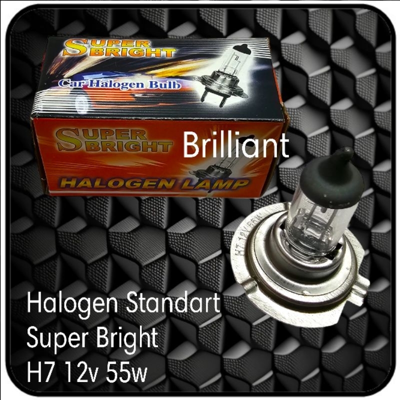 Bohlam Lampu Halogen - H3 H4 H7 H11 H16 HB3 HB4 - Nyala Standart - Satuan