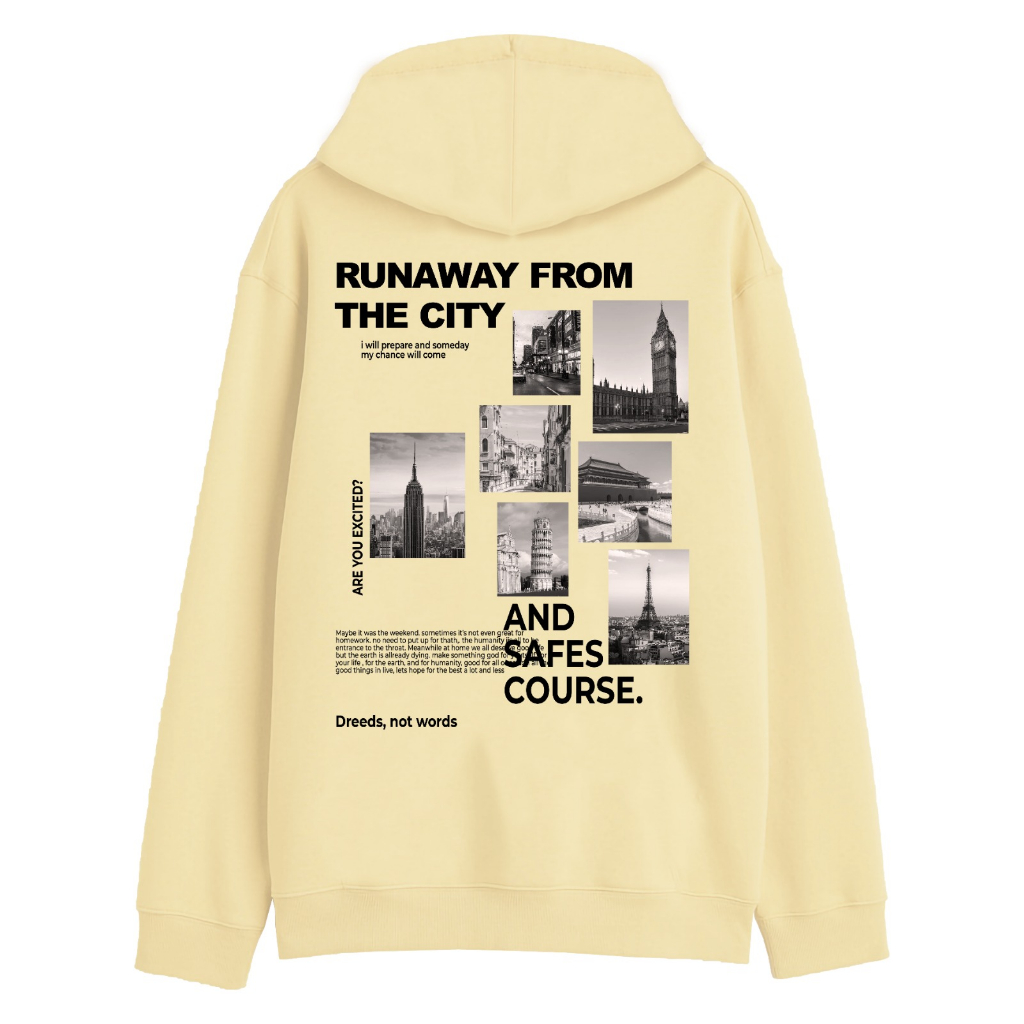 PublicFashion - Runaway Hoodie Unisex - Hoodie Pria dan Wanita