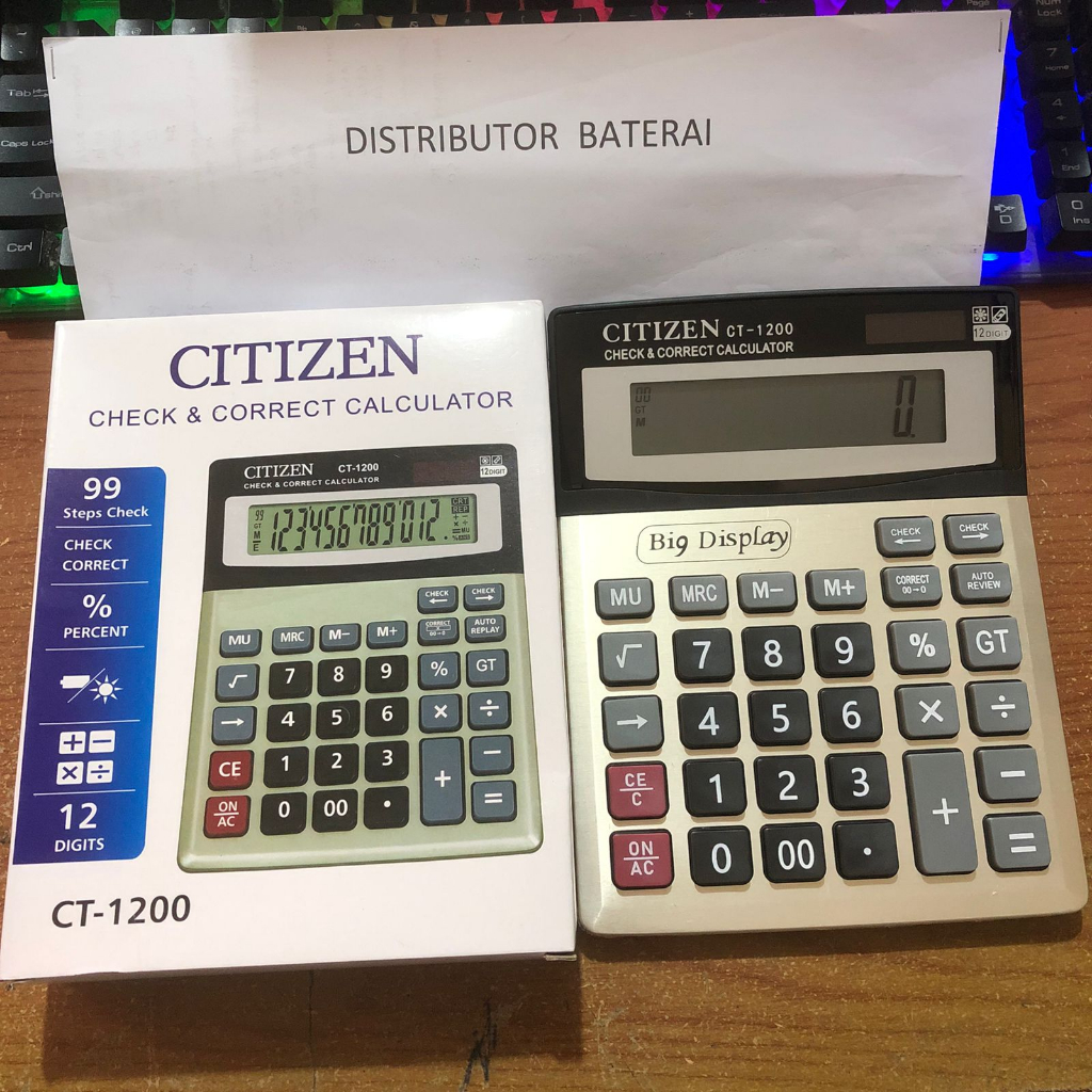 CT 1200 CT1200 Kalkulator Calculator 12Digit