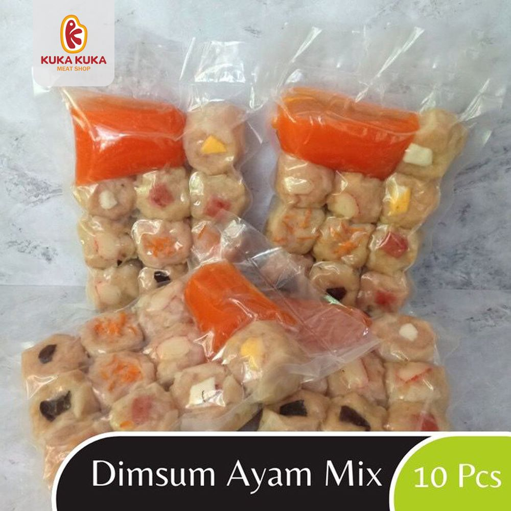 

Dimsum Ayam Frozen Kemasan Vakum Hommade isi 10